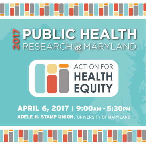 Public Health Research at Maryland 2017 logo - Action for Health Equity