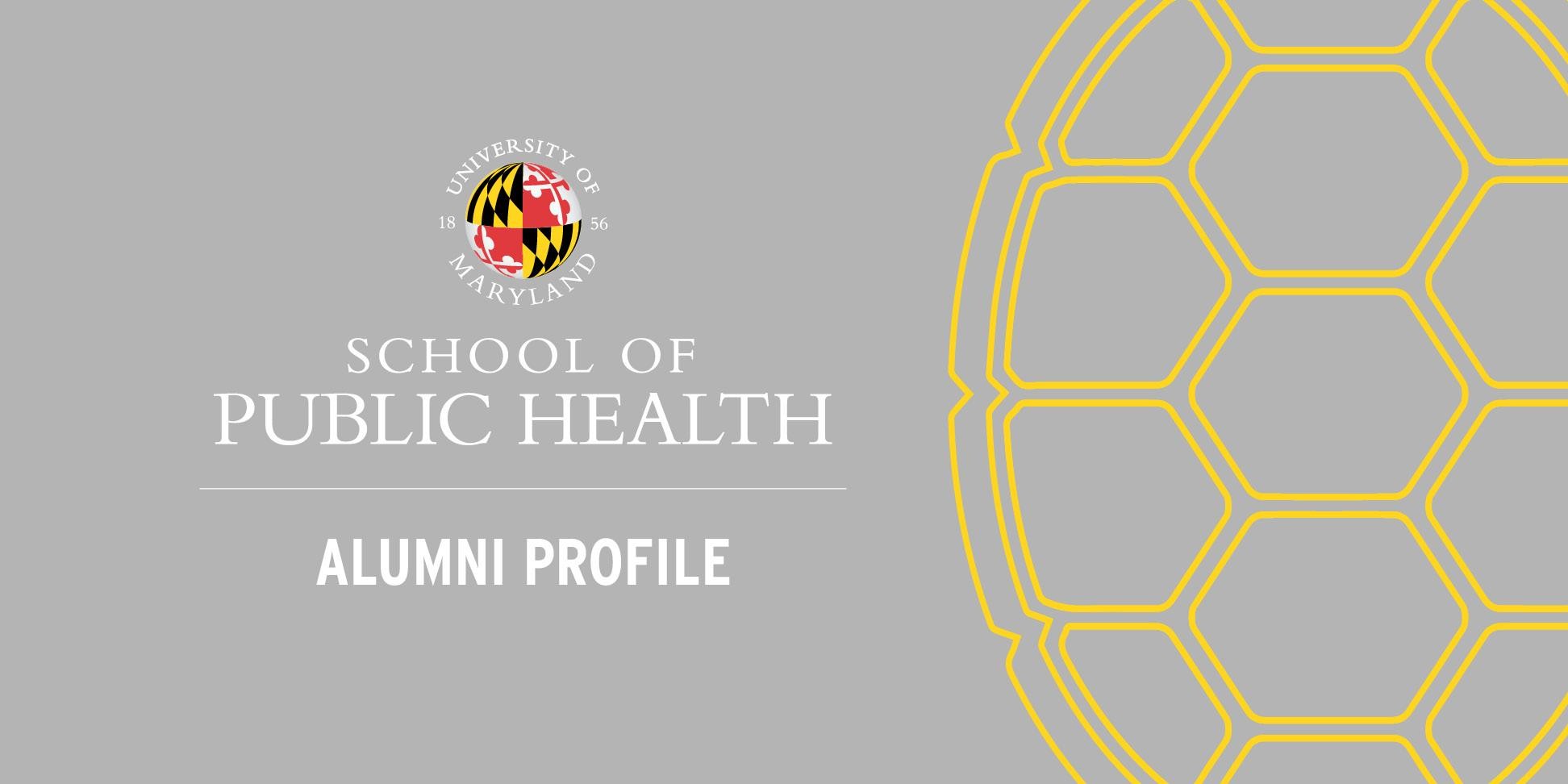 Decorative graphic for SPH alumni profile articles