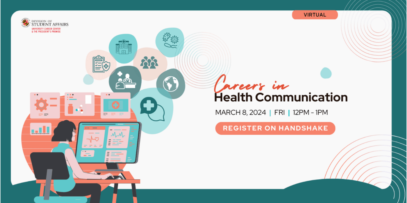 Join us in a talk about jobs in health communication!
